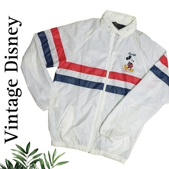 Disney Other - Vintage 80's Disney Windbreaker Jacket. Size Small. Sherry Mfg. Florida. Mickey